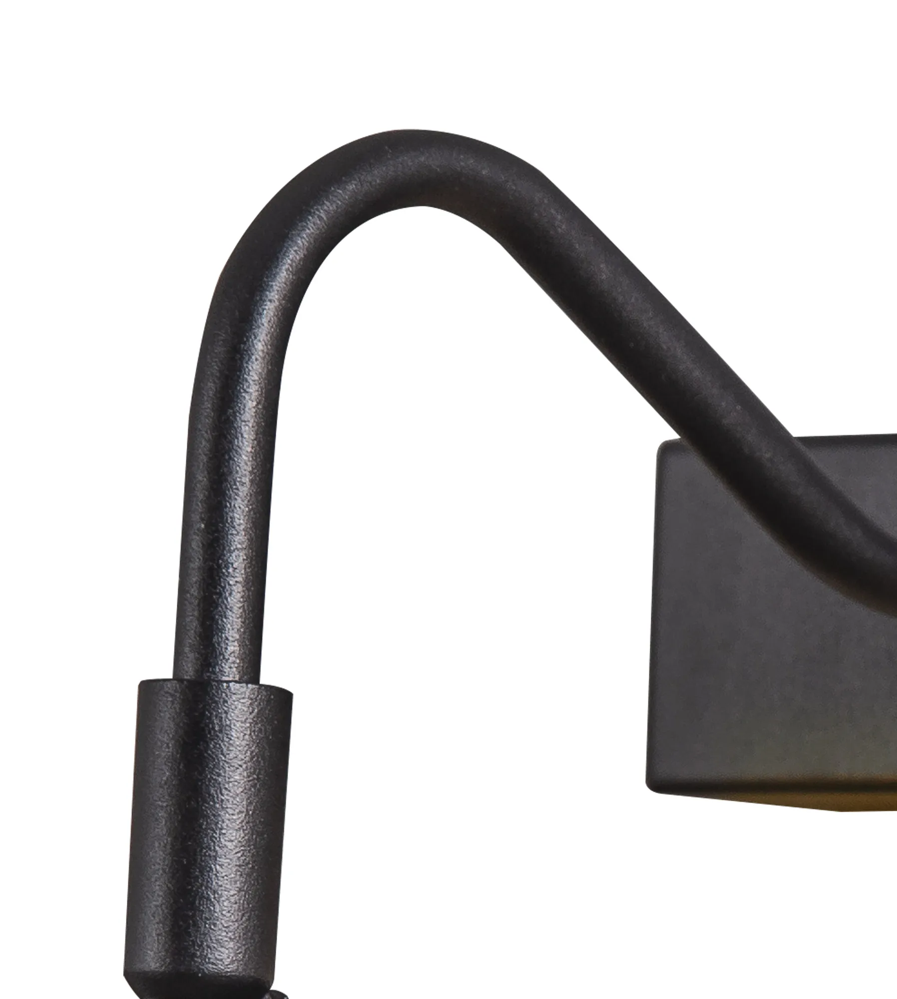 Abacus 8W Dimmable Wall/Picture Light Switched 2700K Satin Black DK1081  Deco Abacus Dimmable Satin Black